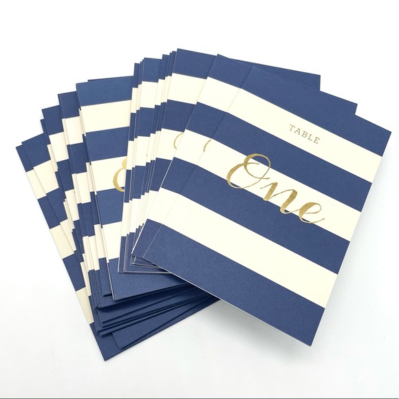 Wedding Table Numbers 24 Folded 2-sided Paper - Picture 5 of 6